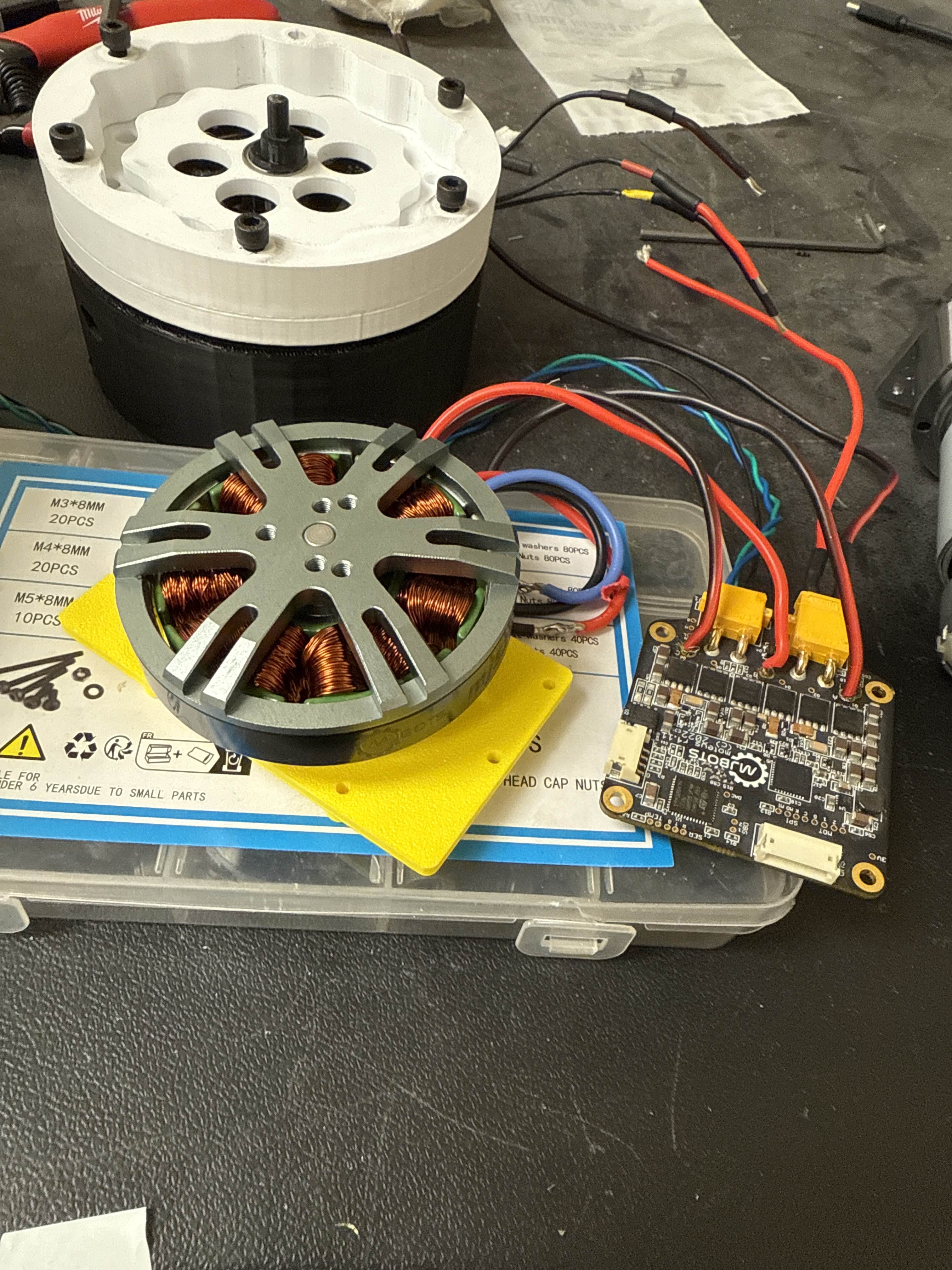 BLDC motor and driver board